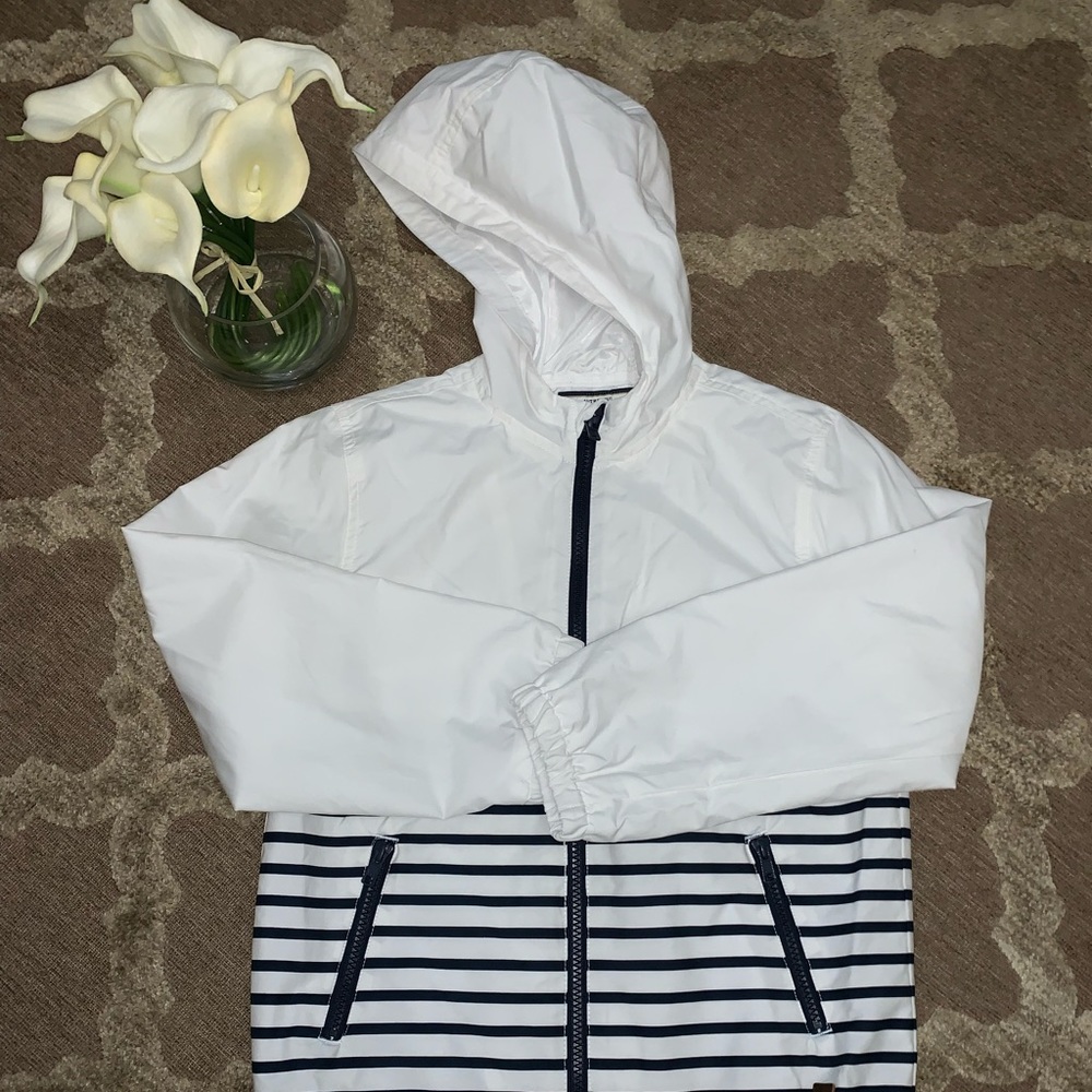 JANIE and JACK Hooded Lightweight Jacket Size 7/8
